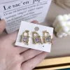 Niche fashion design DIY pendant zircon single hanging accessory key lock butterfly style zircon jewelry accessory Specification image